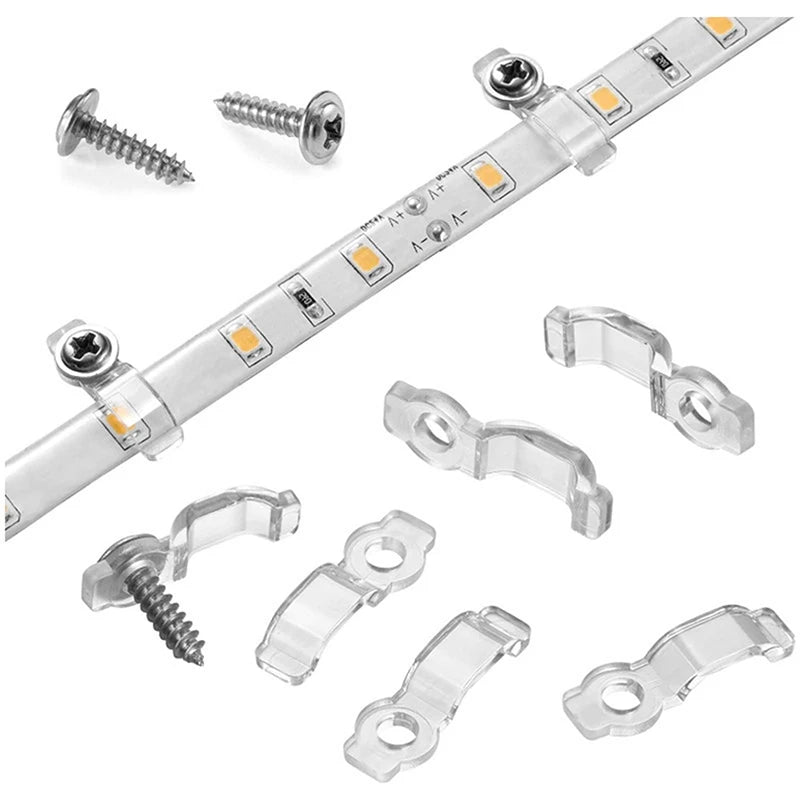 clips transparents vis clips ruban led moderne fixation vis clips transparents