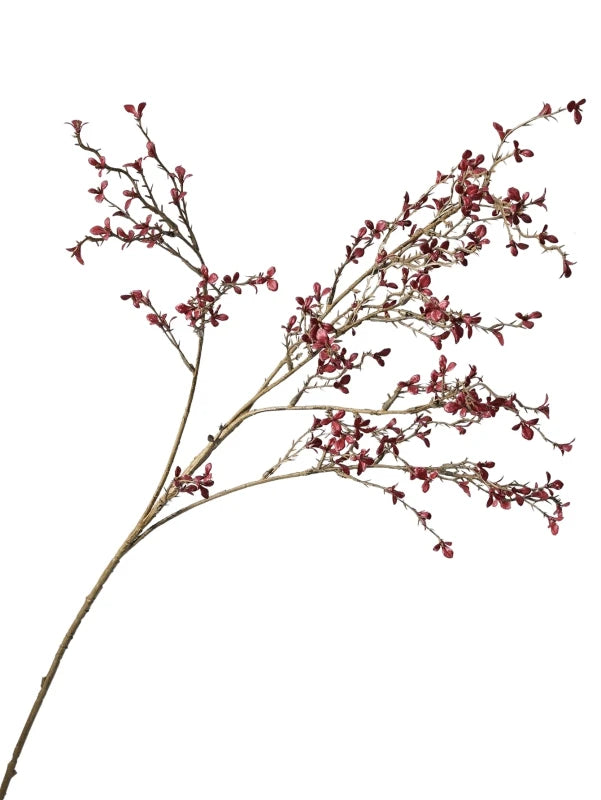 branche artificielle feuilles simples vase décoration intérieure naturelle minimaliste noir jaune rose violet bleu