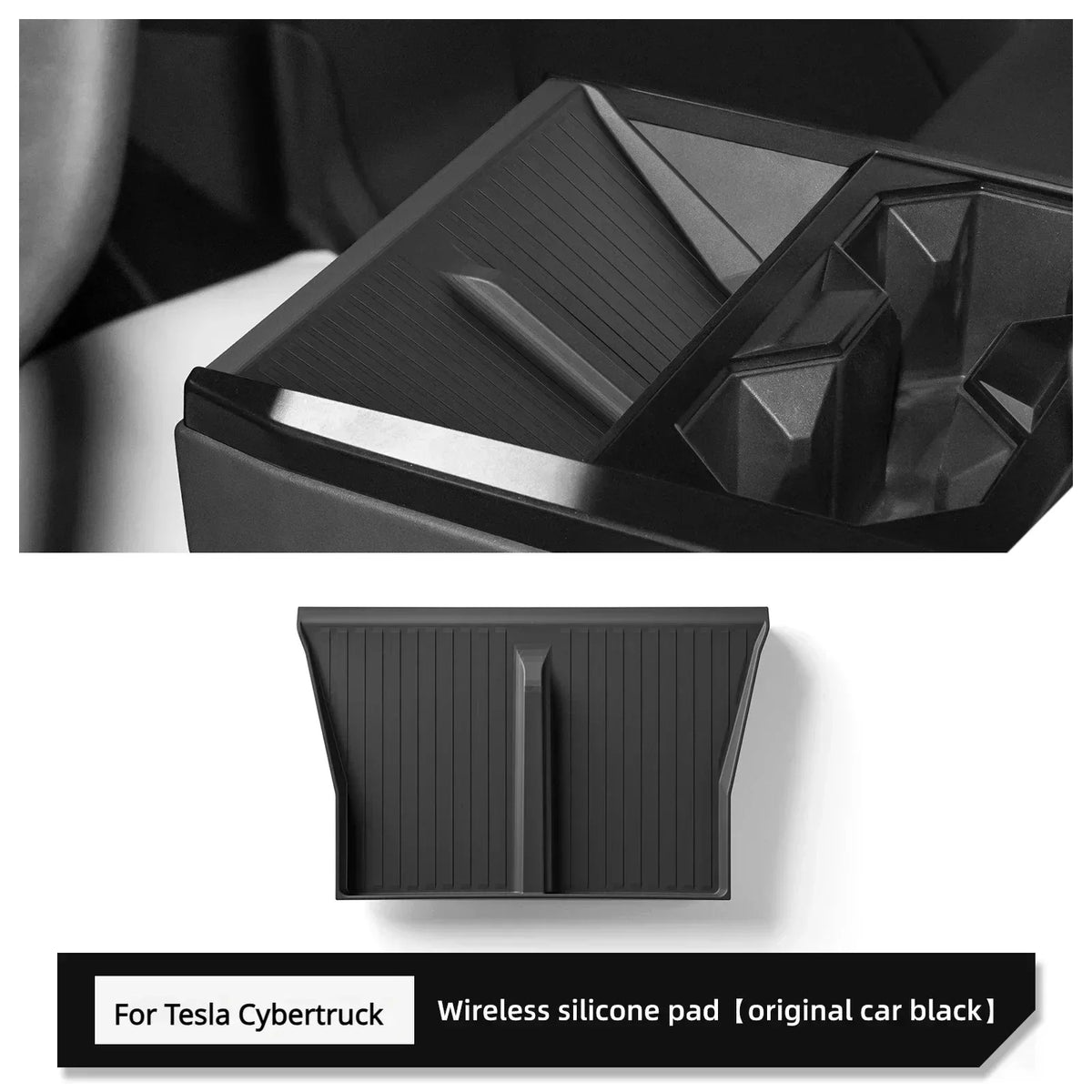 support rangement voiture adhésif texture rugueuse couleur noir moderne