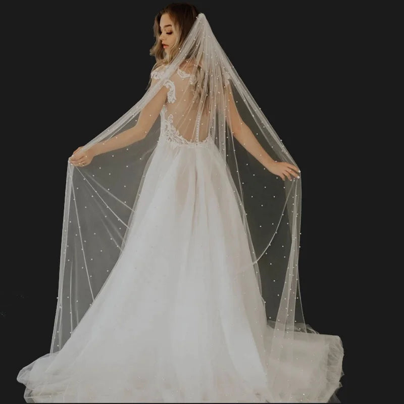 voile mariée blanc classique tulle translucide femme accessoire mariage peigne bouquet fleurs
