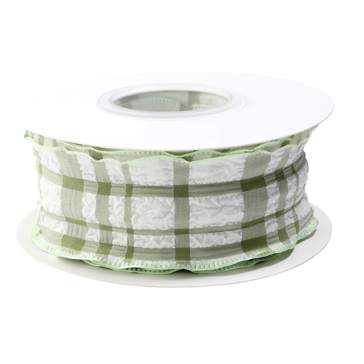 rubans carreaux polyester blanc jaune rose vert bleu marron noir classiques 2.5cm 4cm
