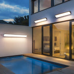 Lampe murale LED moderne imperméable 7W 16W 20W noir blanche ip65extérieur