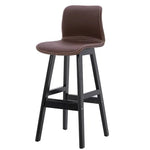 tabouret bar moderne simili cuir noir vert marron gris maison reception commercial