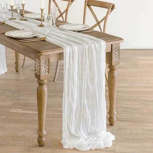 ruban table rose rayures horizontales moderne pompons fleurs séchées 90x180cm occasionnels événements
