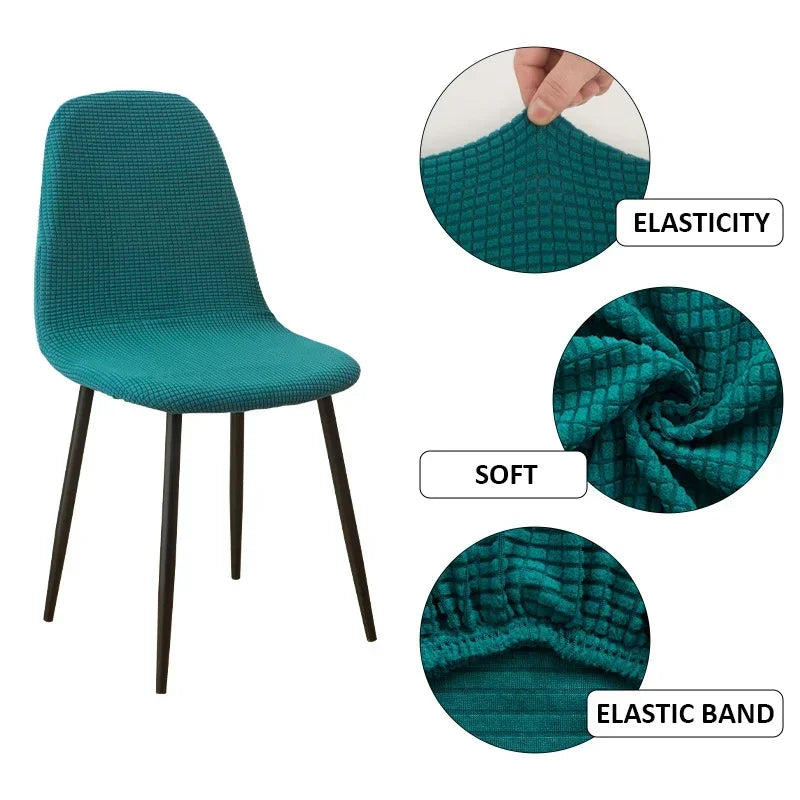 chaise moderne tissu imprimé petits points vert noir beige gris marron bleu blanc