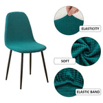 chaise moderne tissu imprimé petits points vert noir beige gris marron bleu blanc