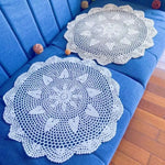 serviettes table polyester fleuris traditionnelles 40cm beige clair réutilisables pâques fête
