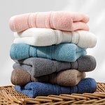 serviette visage coton rapide absorbant bleu gris rose blanc moderne douce toilette sport spa