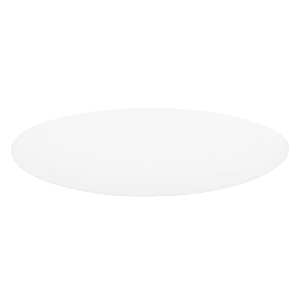tapis souris blanc moderne 32cm opaque plat sans fixation