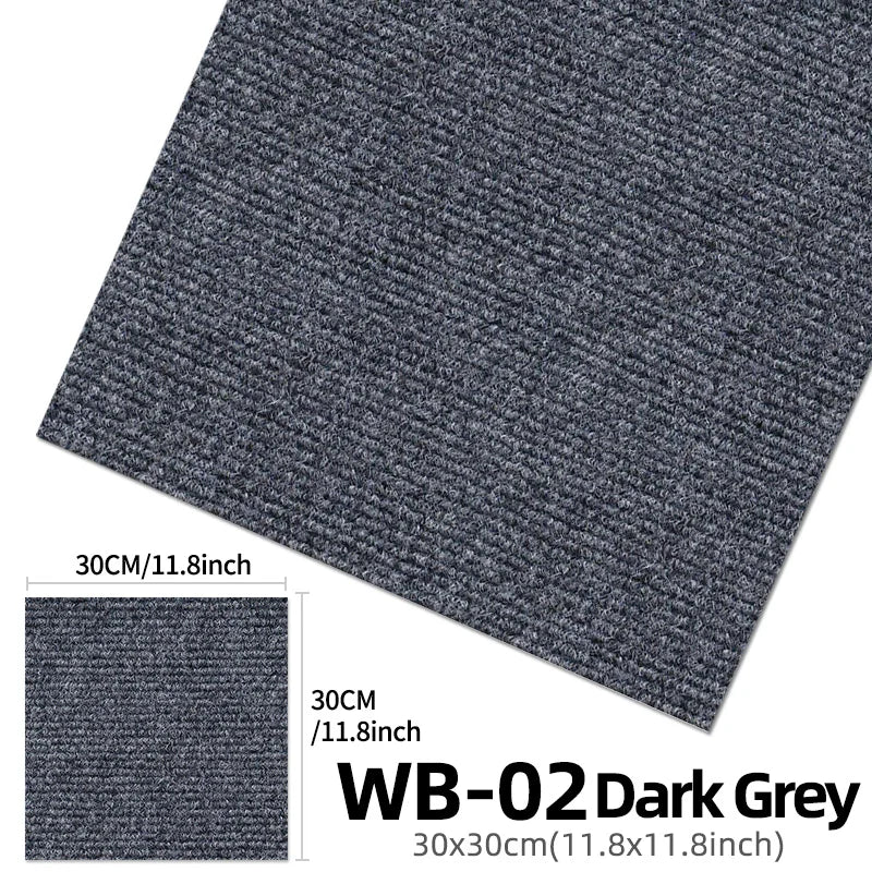 tapis auto adhésifs carreaux géométriques 30x30cm polyester moderne imperméable intérieur salon cuisine salle bain