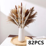 bouquet fleurs séchées naturel blanc beige rustique décoration maison anniversaire mariage