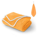 serviette bain polyester absorption rapide serviette plage douce machine lavable bleu violet gris rouge