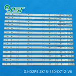 bandes lumineuses led blanc rondelles dorées modernes aluminium