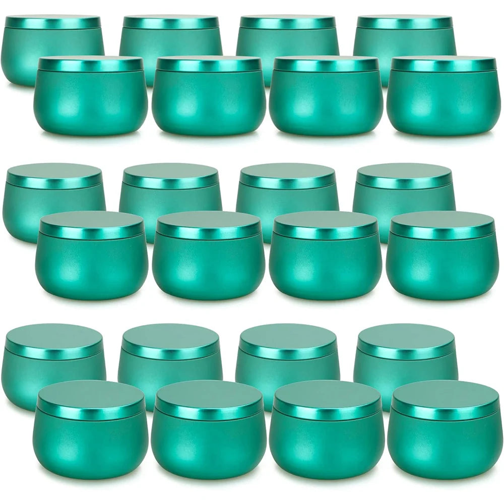 pots bougies moderne noir bleu rouge doré 4oz 8oz mariage fournitures festives cire sucre