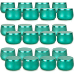 pots bougies moderne noir bleu rouge doré 4oz 8oz mariage fournitures festives cire sucre