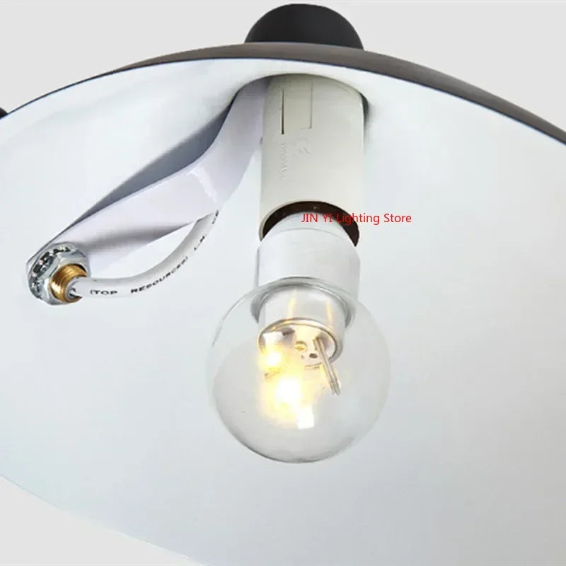 lampe sol moderne trépied noir aluminium 21w 90v 260v led interrupteur bouton