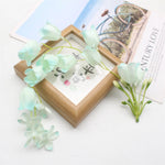 guirlande fleurs artificielles violet rouge bleu blanc modernes décoration intérieure mariage fêtes DIY craft