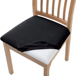 housses siège chaise jacquard extensible moderne gris marron noir lavables accueil minimaliste