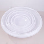 assiettes blanches rondes modernes opaques maison cuisine salle manger set table vaisselle