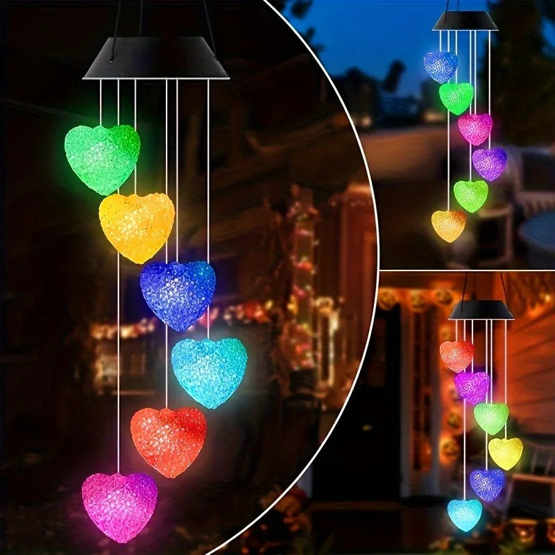 lampe solaire vent papillons oiseaux couleur changeante moderne décorative auto arrêts extérieure translucide
