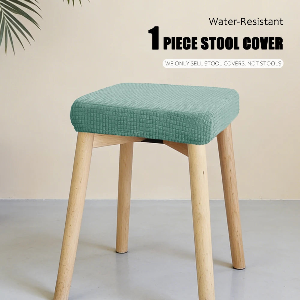 housse chaise moderne tissu carreaux gris élastique protection siège banquet mariage