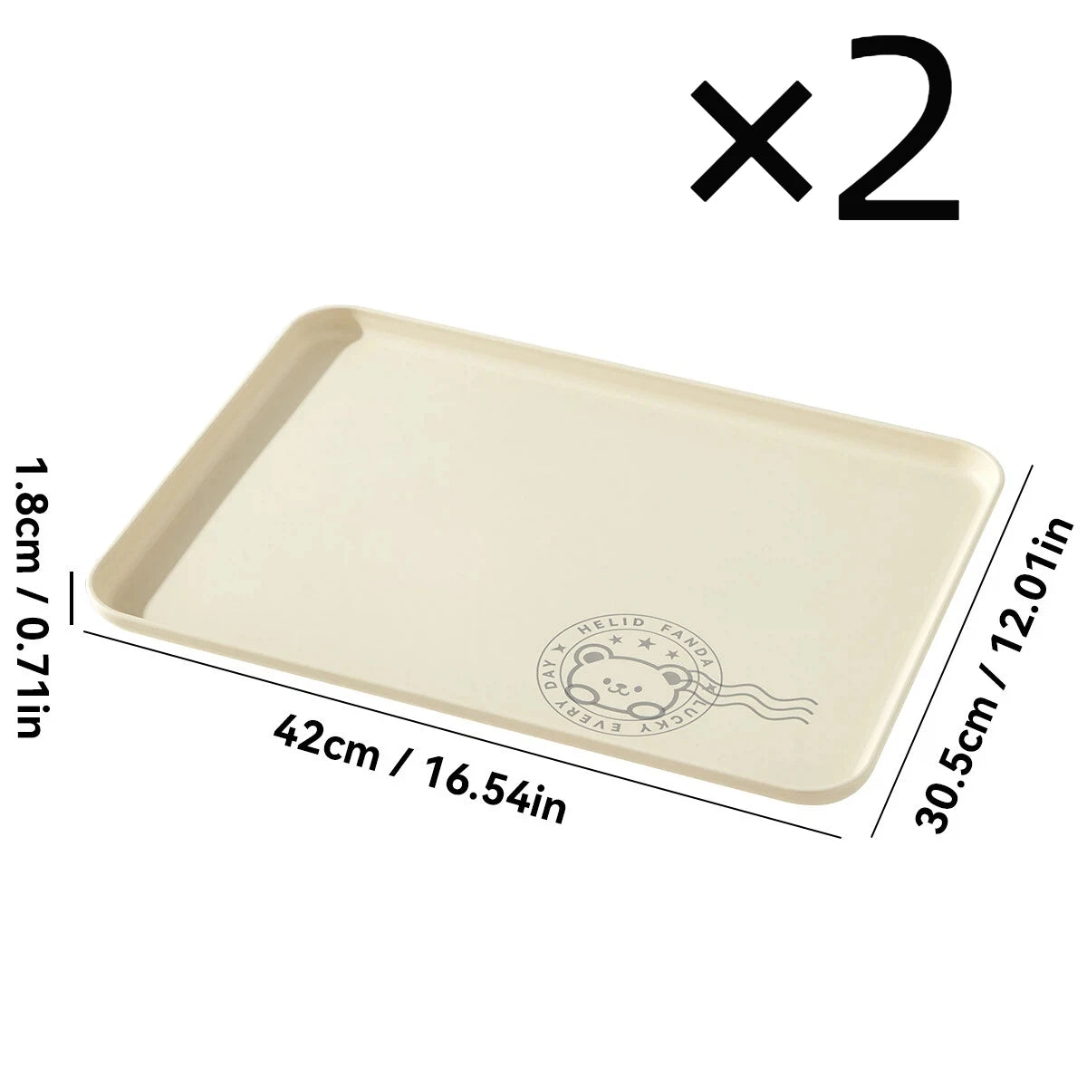 assiettes modernes plastique imprimées ours tasse cuillère serviette dessin animé minimaliste