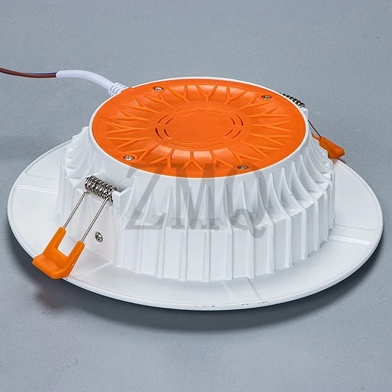 lampe led downlight blanc moderne clips 120° sensor 6m 30 50s 5w 7w 9w