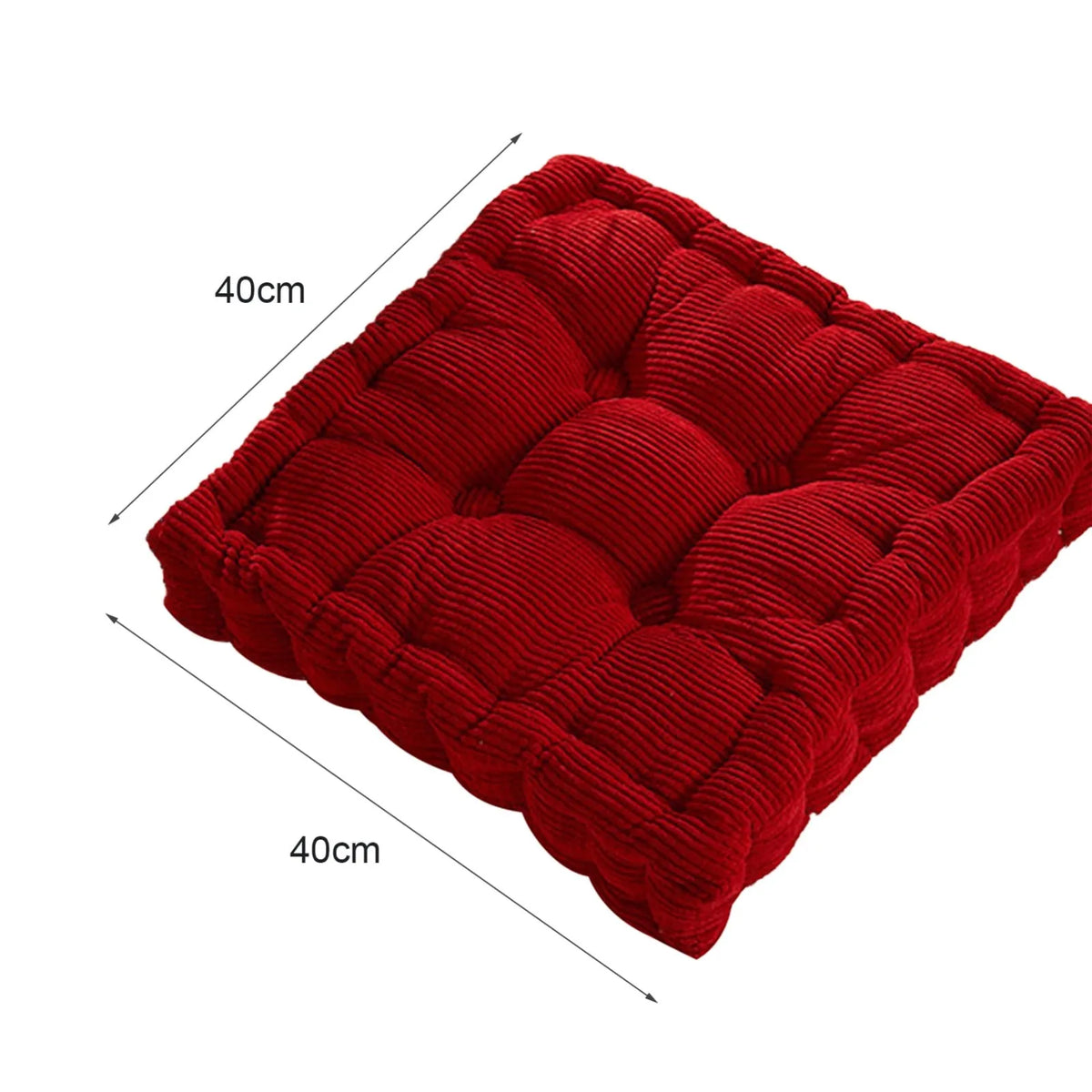 coussin carré coton épais couleurs modernes siège anti décubitus massage mémoire mousse PU polyester