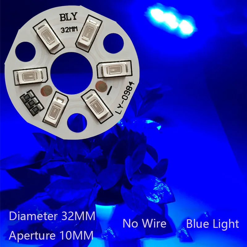 plaque led colorée diamètre 32mm blanc chaud jaune bleu vert violet rouge moderne câbles