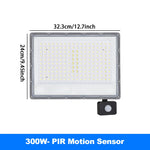 projecteur led extérieur ip66 moderne 220v pirmotion sensor gris métallique