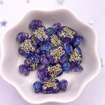 cabochons résine colorée 3d bonbons violet rose bleu jaune gradient brillants scrapbook artisanat