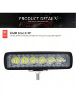 lampe travail led 6000k noir blanc led ip67 moderne fonctionnel ventilation