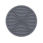 protector pad silicone moderne rayures bleu gris vert noir respectueux environnement 10cm