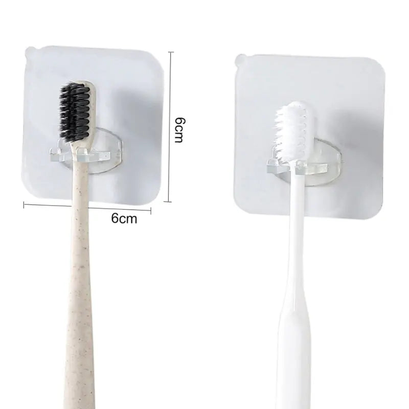 porte brosse dents gel dentifrice cactus moderne adhésif bleu vert rose blanc salle bain