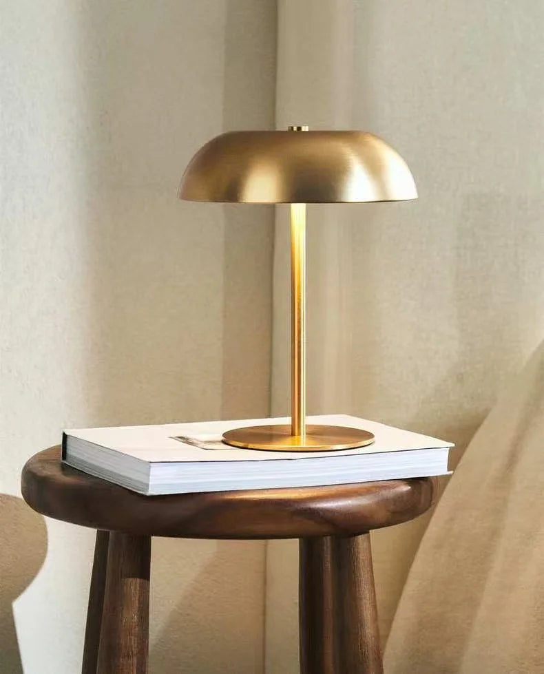 lampe table led rechargeable couleurs doré argenté noir moderne chambre decoration maison