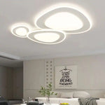 lustres led modernes blanc beige ovale circulaire aluminium flux lumineux 2000 82000 interrupteur bouton