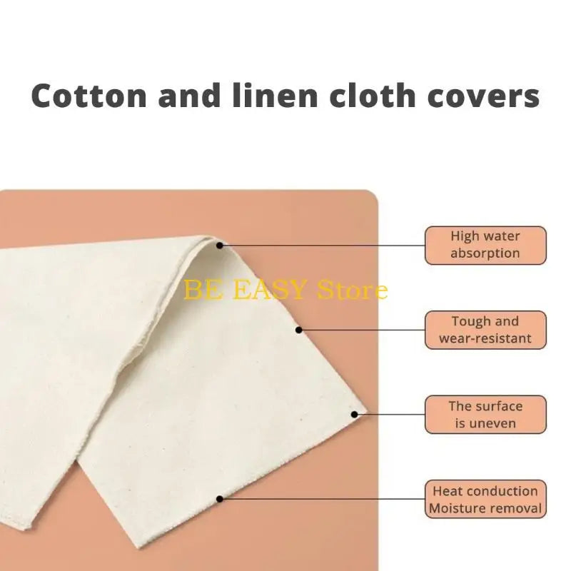 couvre assiettes tissu beige clair simples rustiques pâtisserie kit pièces