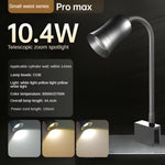 lampe poche argentée moderne 17watts 210v 240v base carrée câble noir variable focus