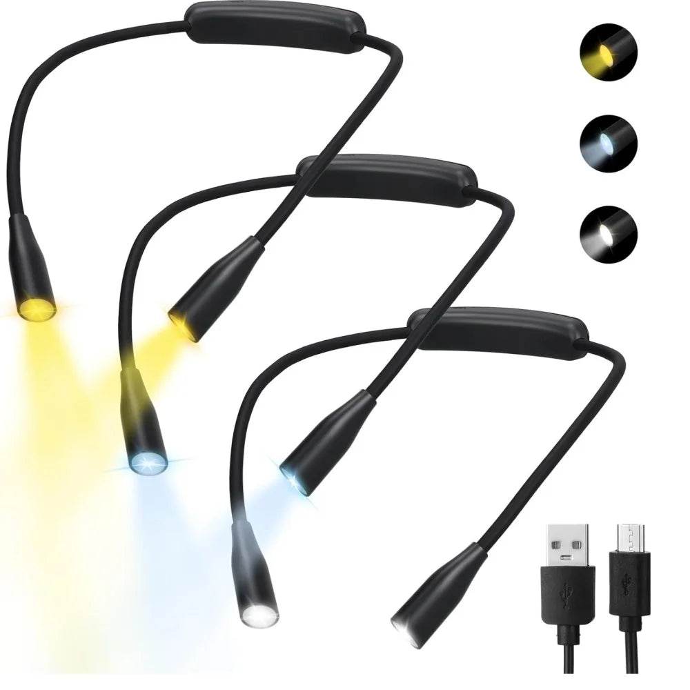 lampes led rechargeables flexible 360 degrés couleurs luminosité portable moderne minimaliste