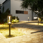 lumière solaire jardin moderne noire dorée 12v facile extérieure minimaliste