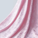 tissu floral or rose élégant classique satiné polyester largeur 150cm