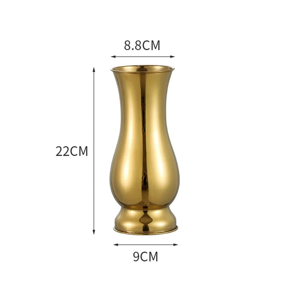 vases émaillés or argent élégants classiques brillants fleurs maison jardin
