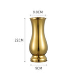 vases émaillés or argent élégants classiques brillants fleurs maison jardin