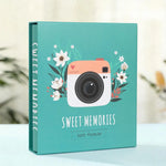 album photo moderne illustrations animales photos familiales blanc vert bleu