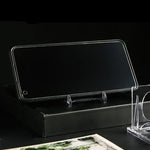 support tablette transparent moderne clips 7x12cm 8x15cm respectueux environnement utilisation multiple imperméable stockage salon