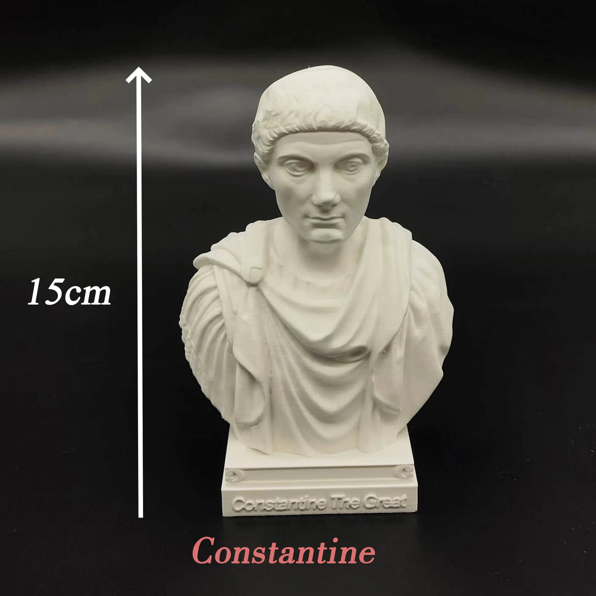 statues romaines antiques blanc bustes historiques détails classiques socle carré blanc