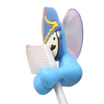 porte brosses dents ventouse animaux personnages cartoon enfant chat souris lapin abeille bleu rose