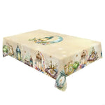 nappe polyester coton or blanc noire motifs islamiques classique adhésive noël grâce nouvel an