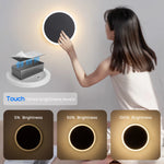 lampe murale led moderne noir blanc rechargeable adhésive câble usb charge rapide chambre cuisine