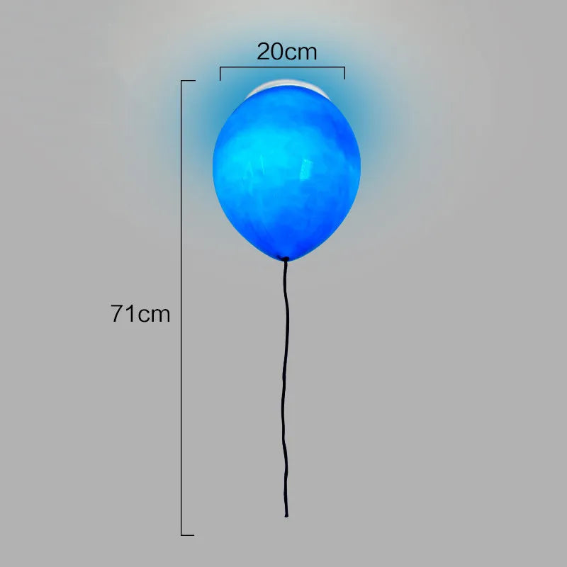 lampe suspension verre blanc jaune vert bleu moderne enfantine brillante nordique chambre enfants